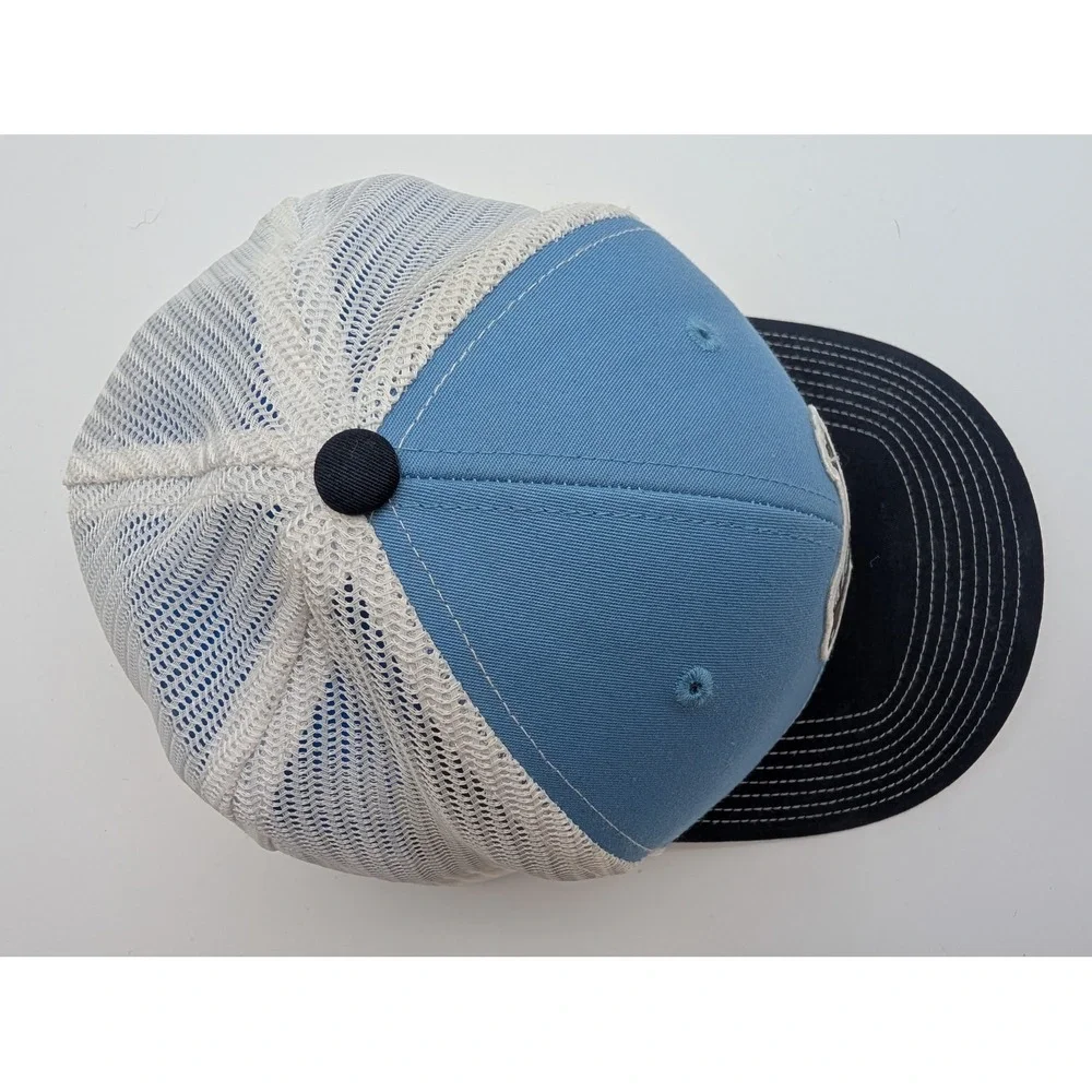 Funny Trucker Hat Blue White Pack That Ass Up Donkey Patch Snapback Cap